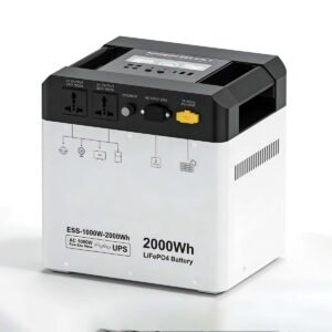 2kwh portable power station 1000w lifepo4 solar generator | brienergy